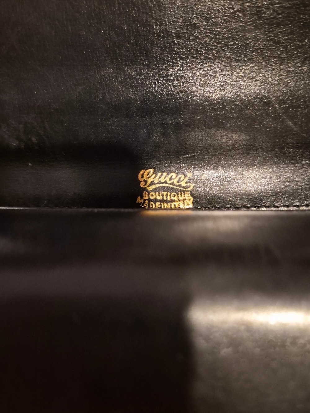 Vintage Gucci G Turn-Lock Black Shoulder Bag - Picture 7 of 12